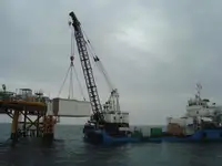 47m Self Propelled DP2 Crane Barge - 150 ton crane - 34.5m Boom