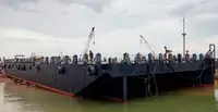 250ft Ballastable Steel Flat Deck Cargo Barge