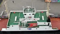 Beautiful 49 meter Ro-Ro pax car ferry ready for delivery