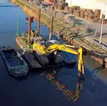 PONTOON FOR EXCAVATOR / DREDGING / CONSTRUCTION WORKS
